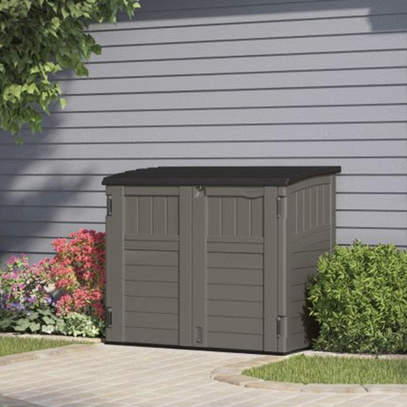 Wayfair Suncast Outdoor Resin Horizontal Storage Shed