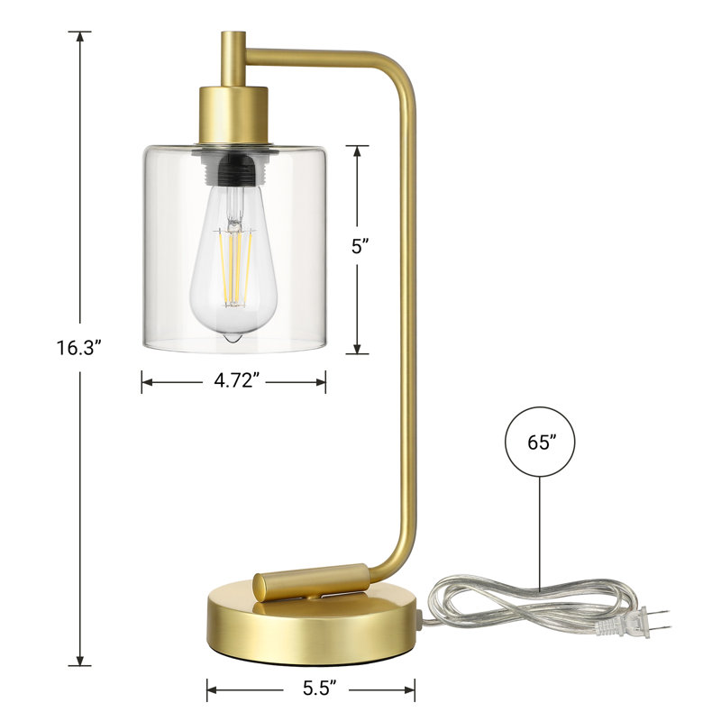 Wayfair Touch Control Table Lamp Set With USB (Set Of 2)