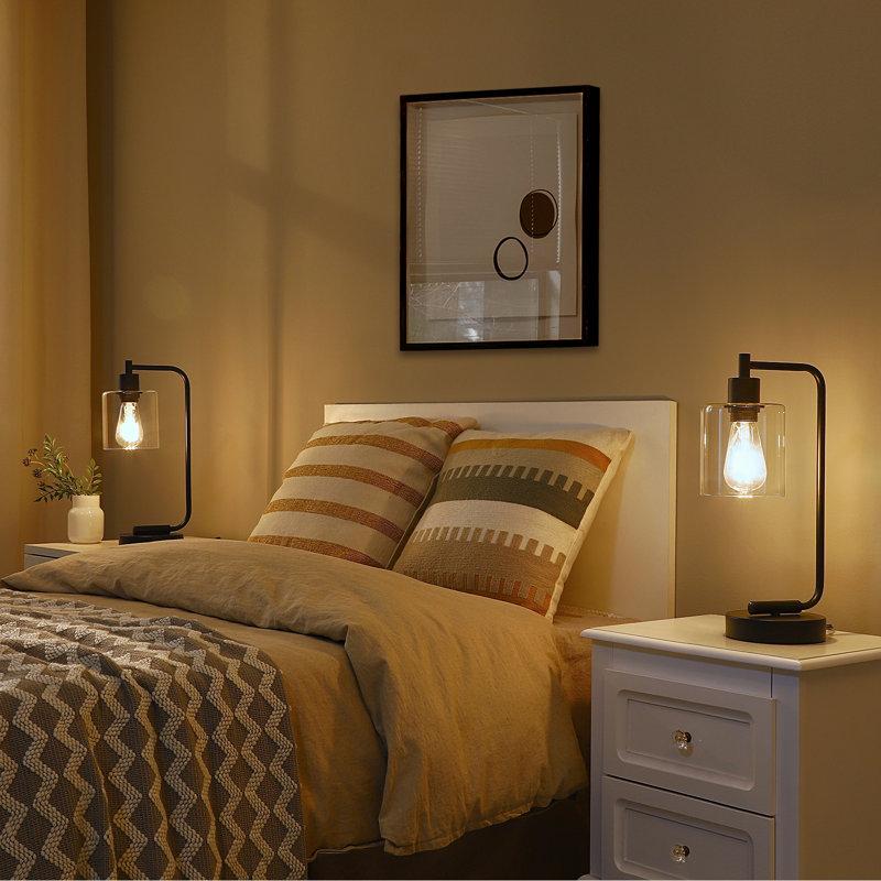 Wayfair Touch Control Table Lamp Set With USB (Set of 2)