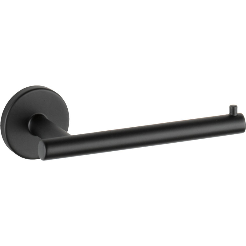 Wayfair Trinsic Wall Mount Single Post Toilet Paper Holder Bath Hardware Accessory 75950-BL