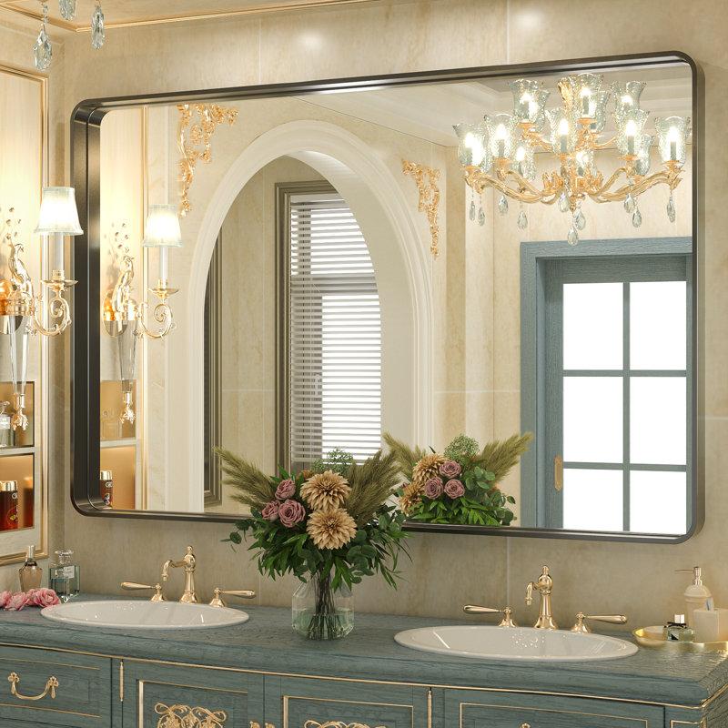 Wayfair Tyro Bathroom Decorative Home Décor Corner Hangs Bathroom Mirror