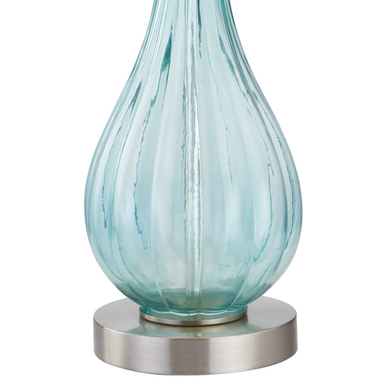 Wayfair Ursuline 25.5'' Bedside Table Lamp Set With Metal Base (Set Of 2)