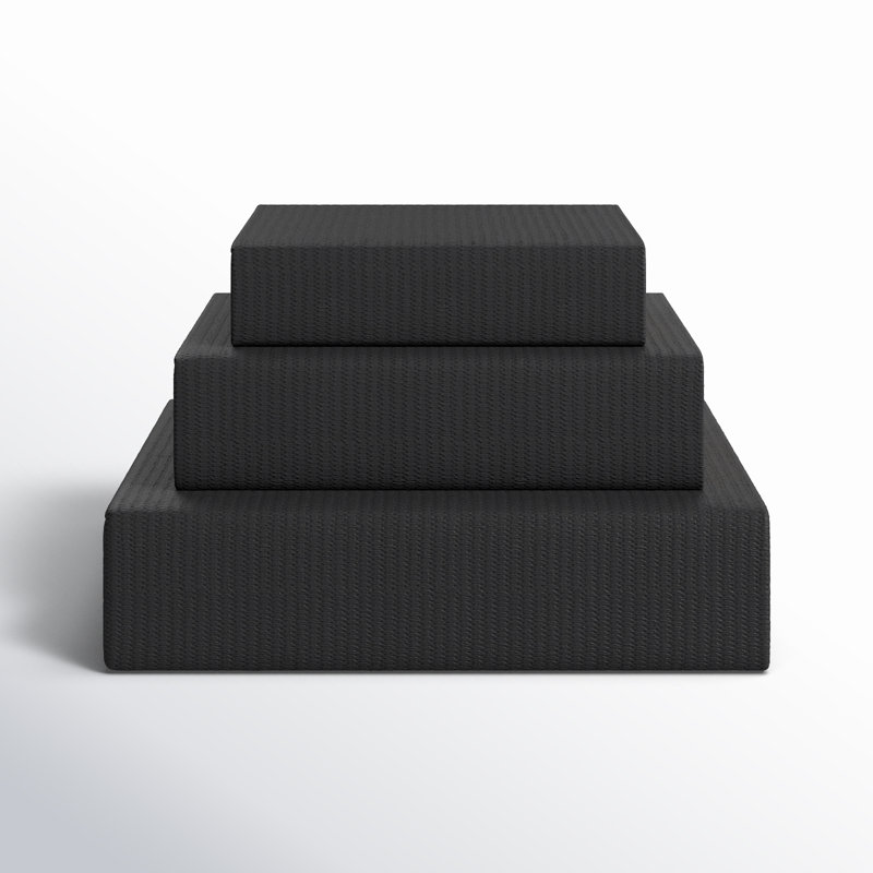 Wayfair Vanora Faux Leather Book Shaped Decorative Box (Set of 3)