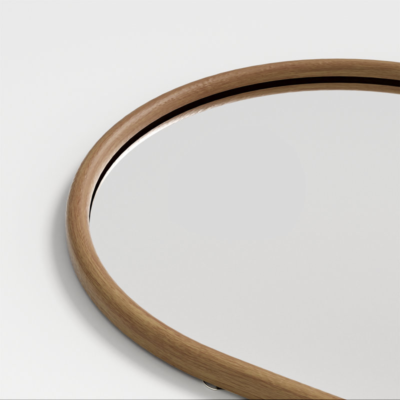 Wayfair Vasilij Solid Arch Wood Dowel Floor Mirror Wall Mirror