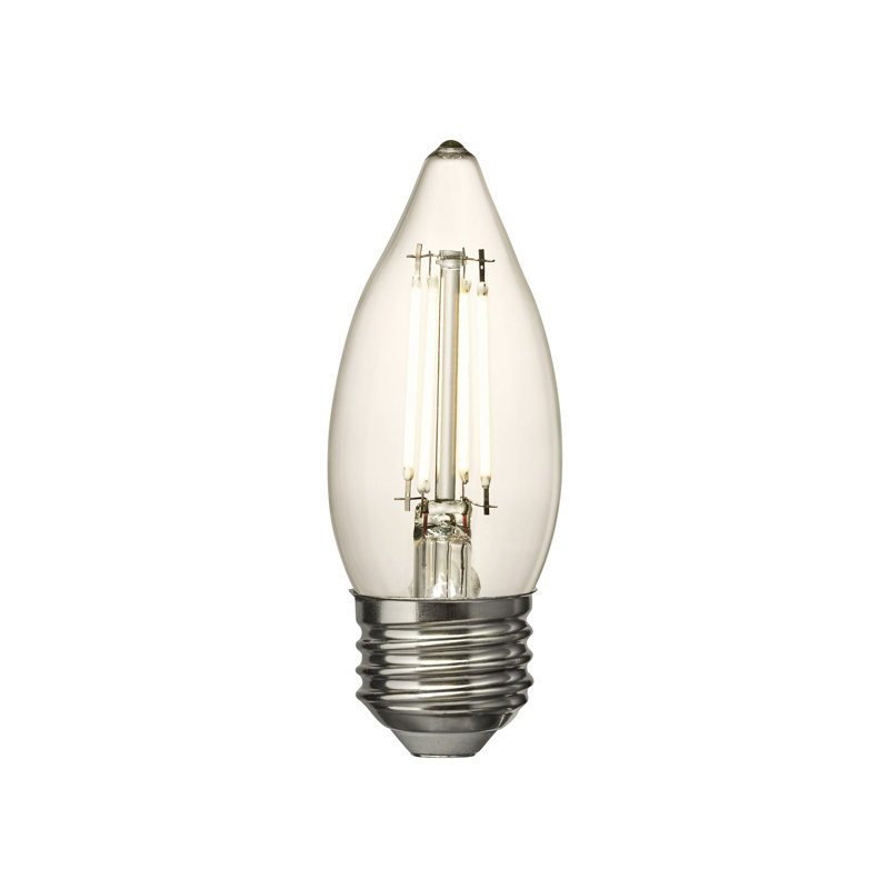 Wayfair Visual Comfort & Co. LED Torpedo shape 5W 2700K Soft White E-26 Medium base Clear Edison Style light bulb VB20003A