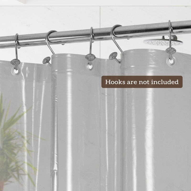 Wayfair Waterproof Lightweight PEVA Single Shower Curtain Liner