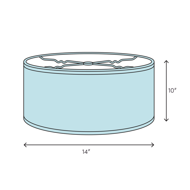 Wayfair 10'' H Linen Drum Lamp Shade