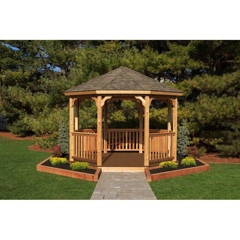 Wayfair 12 Ft. W x 12 Ft. D Solid Wood Patio Gazebo