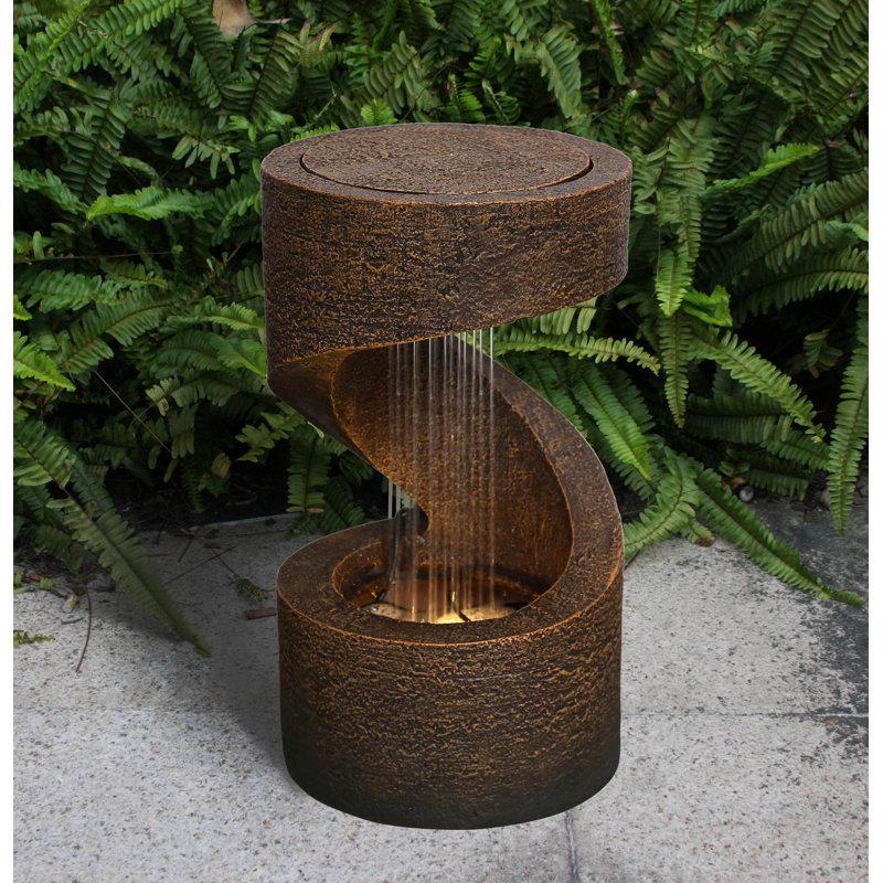 Wayfair 14" Wooden Fountain with LED