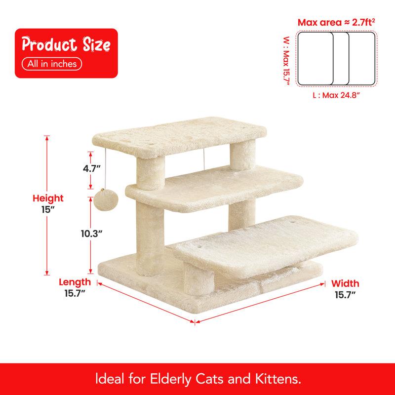 Wayfair 15''H Multi-Step Pet Stairs