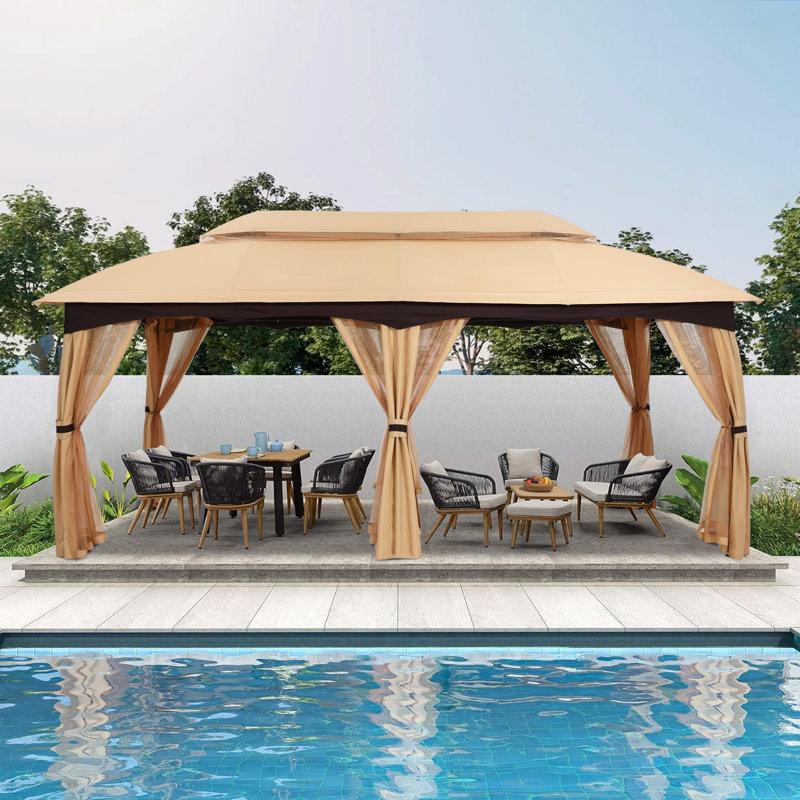 Wayfair 20 Ft W X 10 Ft. D Steel Patio Gazebo