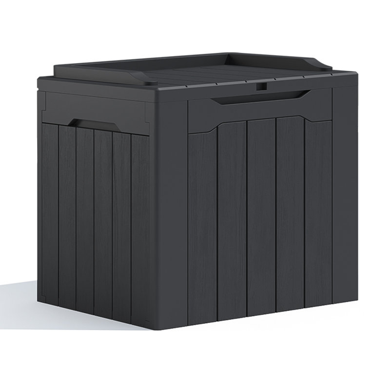 Wayfair 32 Gallons Lockable Resin Deck Box