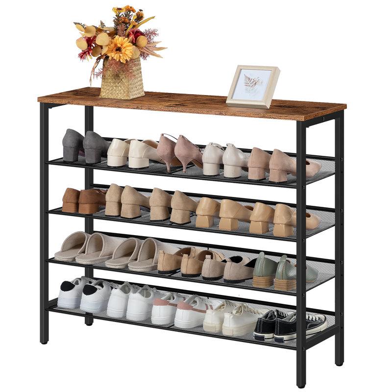 Wayfair 39.4'' W 5 Tier 25 Pair Shoe Rack
