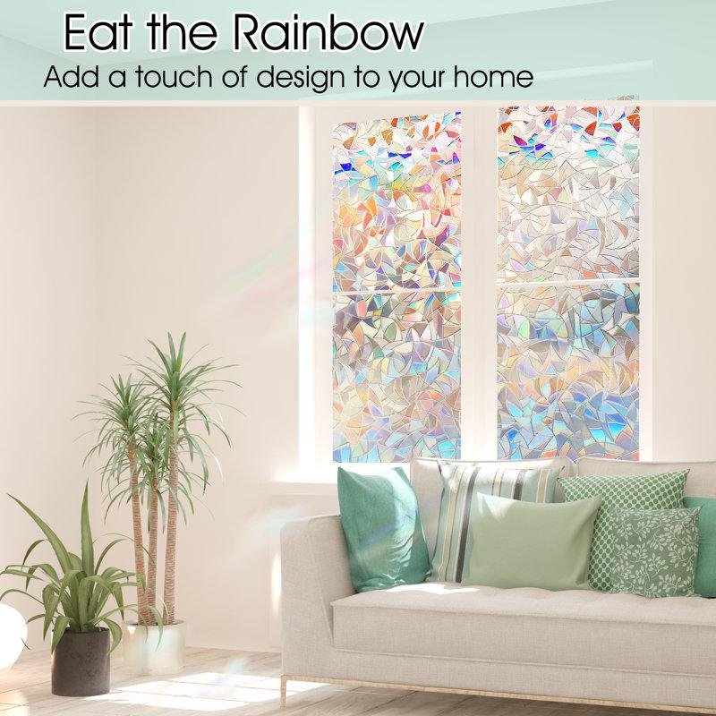 Wayfair 3D Rainbow Decorative Privacy Window Decal