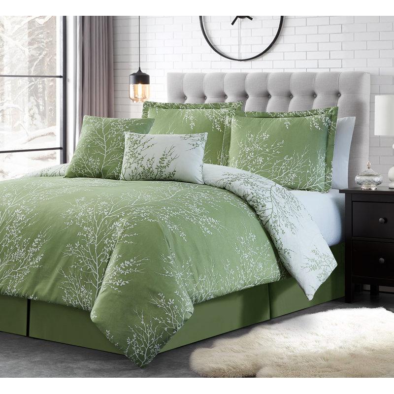 Wayfair 6-Piece Foliage Reversible Comforter Set