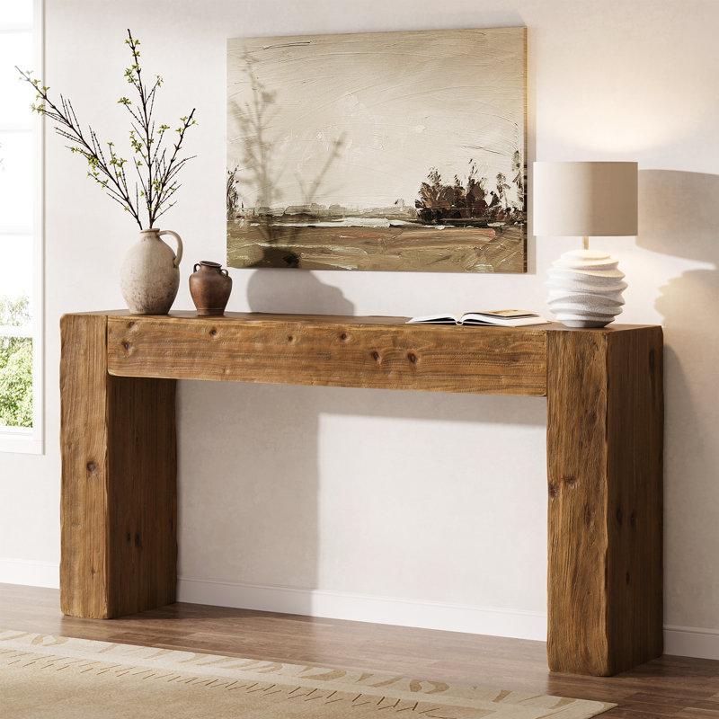 Wayfair 63-Inch Solid Wood Console Table