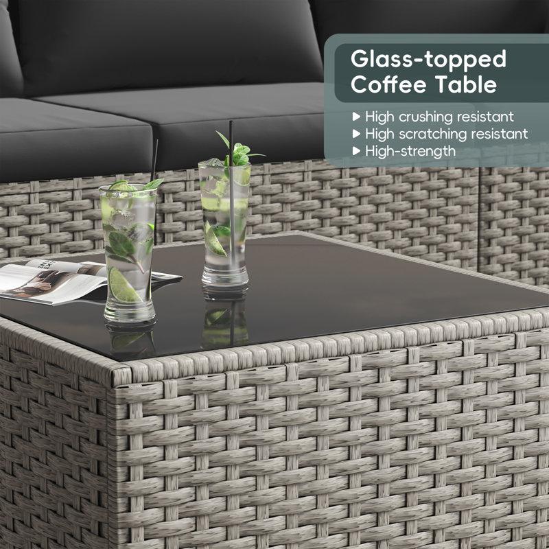 Wayfair 7 Pieces Patio Conversation Set