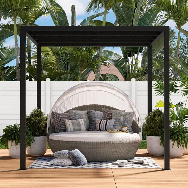 Wayfair 8 Ft. W X 8 Ft. D Aluminium Pergola