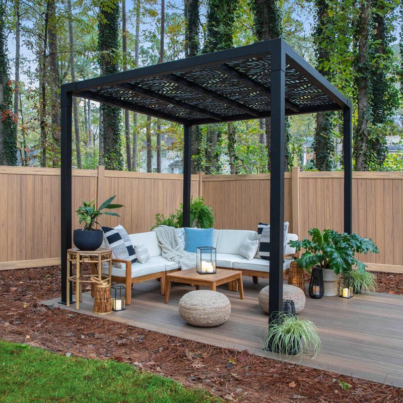 Wayfair 8 Ft. W X 8 Ft. D Aluminium Pergola