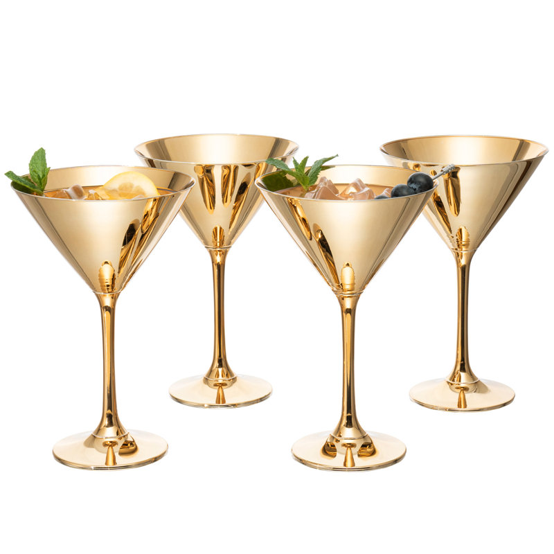 Wayfair 8 Oz. Martini Glasses (Set Of 4)