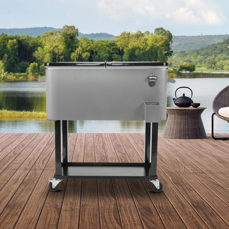 Wayfair 80 Qt. Outdoor Rolling Cooler Cart