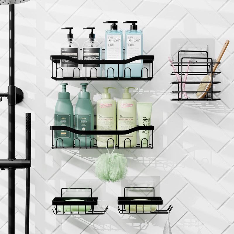 Wayfair Adhesive Stainless Steel Shower Caddy