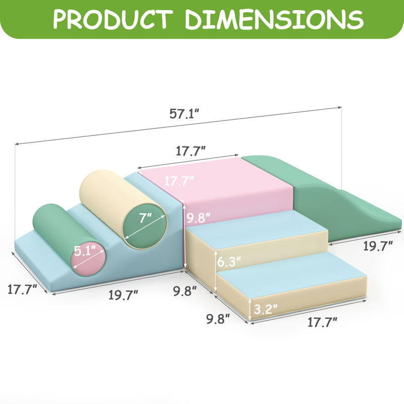 Wayfair Aeloxis 57.1'' W Foam Climber