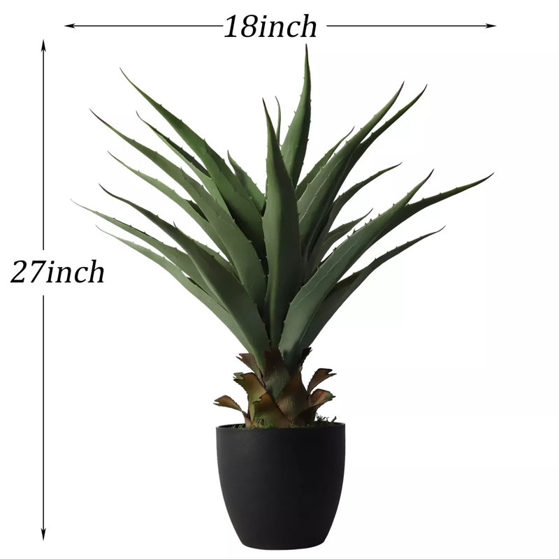Wayfair Agave Artificial Plant With Pot