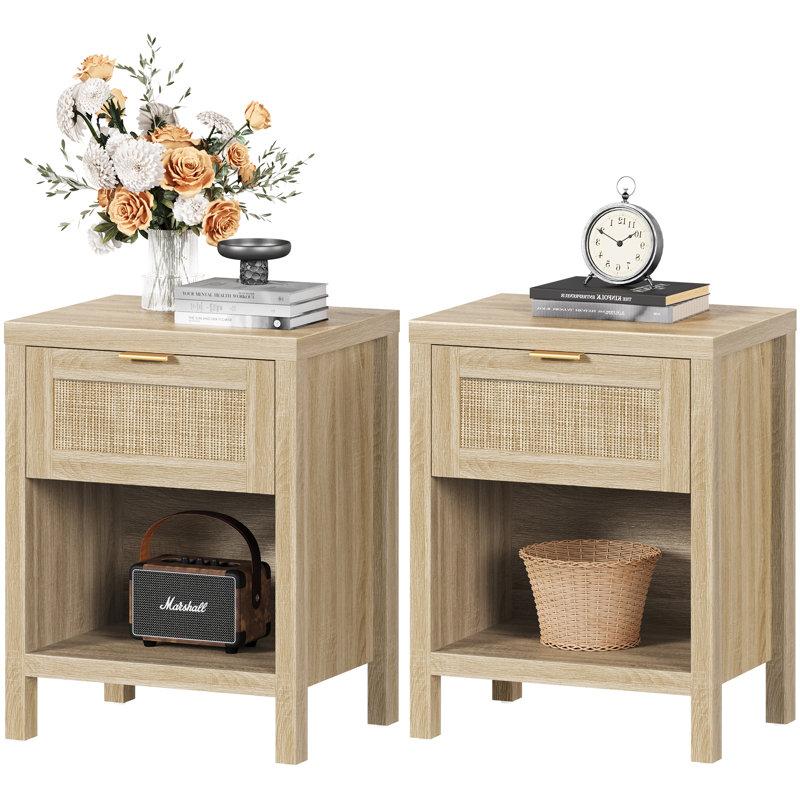 Wayfair Alayha 19.7'' W Nightstand (Set Of 2)