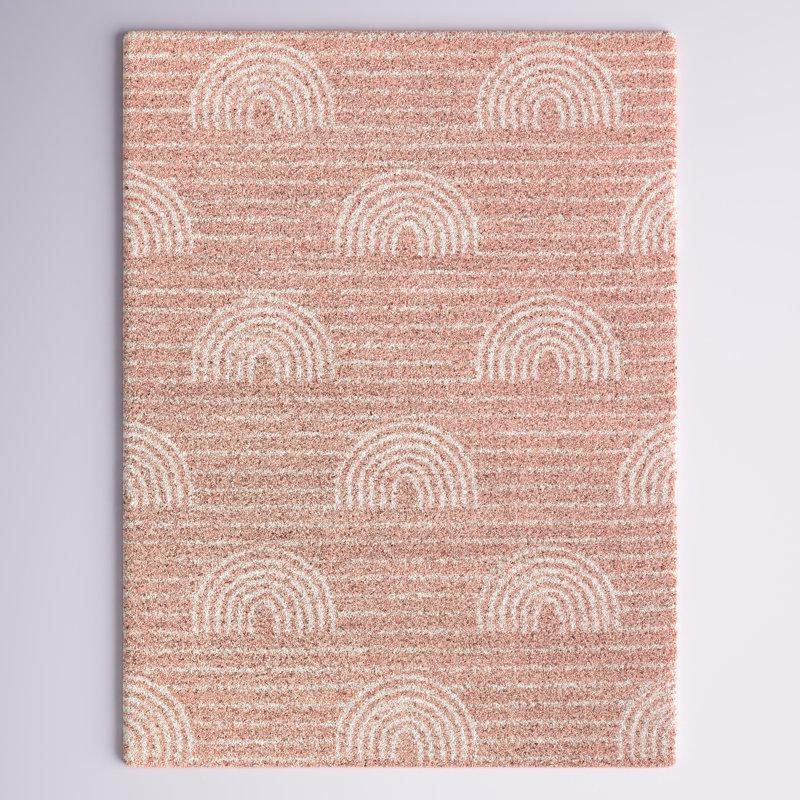 Wayfair Alec Rainbow Shag Area Rug