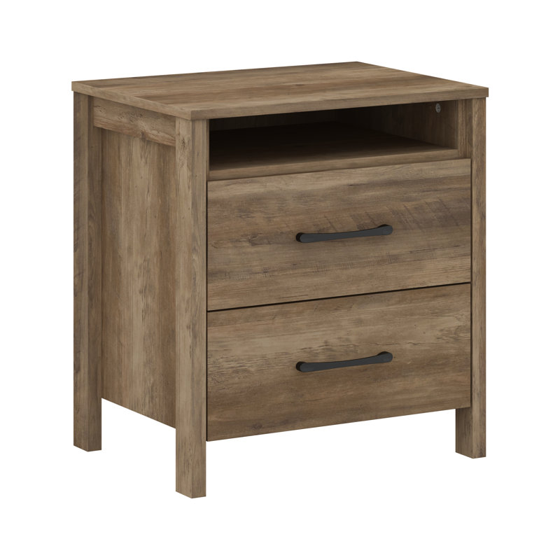 Wayfair Allysyn 22.7" 2 Drawer Nightstand