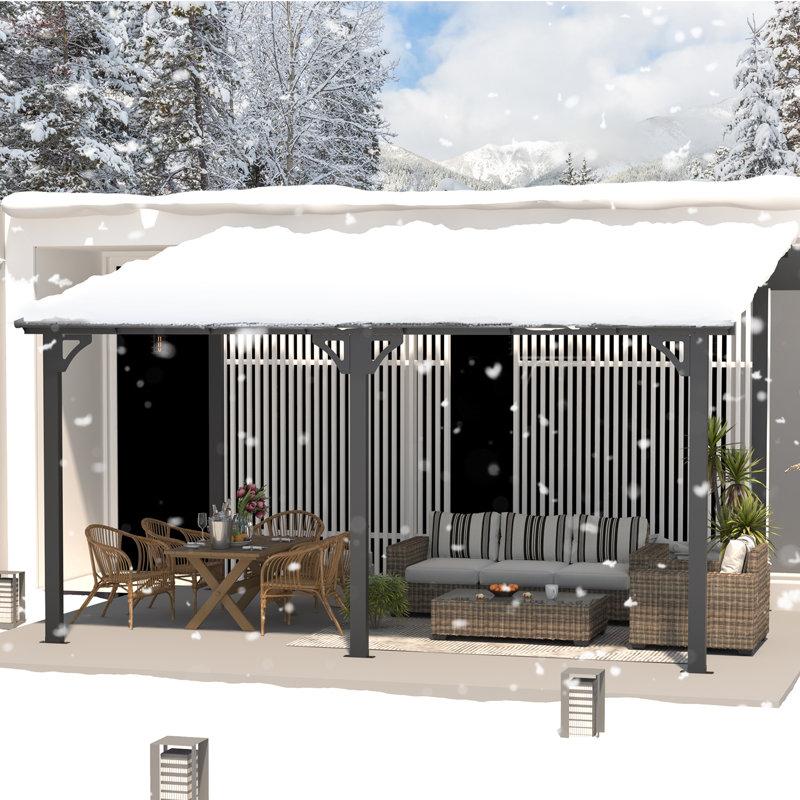 Wayfair Aluminum Pergola With Canopy