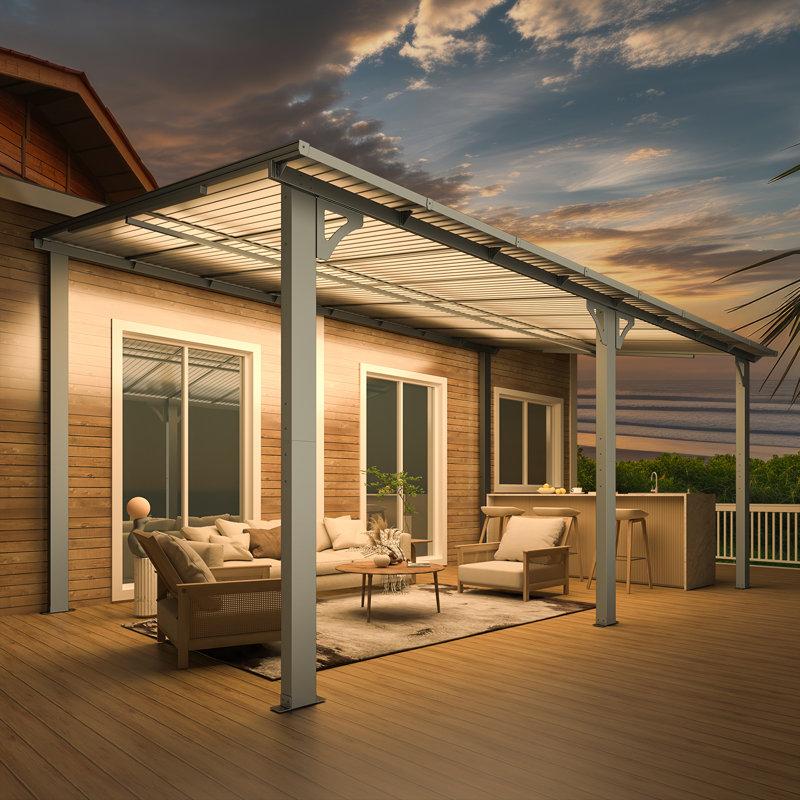 Wayfair Aluminum Pergola With Canopy