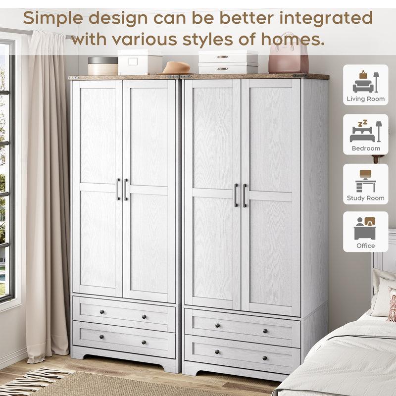 Wayfair American Country Vintage Armoire