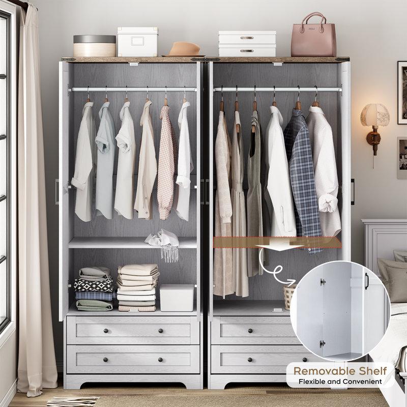 Wayfair American Country Vintage Armoire