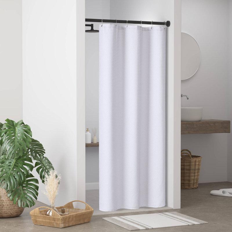 Wayfair Arbor Waffle Shower Curtain