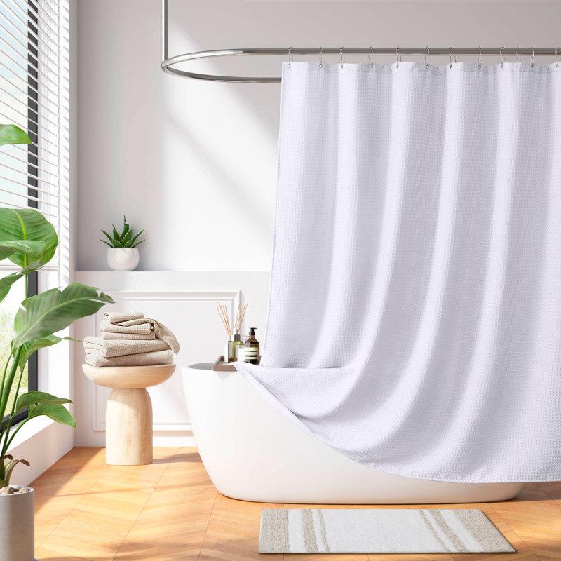 Wayfair Arbor Waffle Shower Curtain