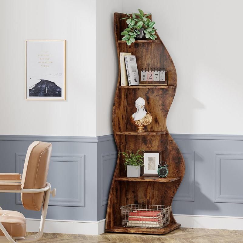 Wayfair Arhab Corner Bookcase