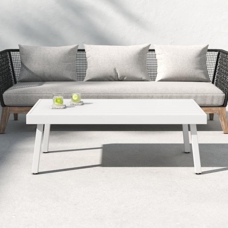 Wayfair Armando Outdoor Aluminum Coffee Table