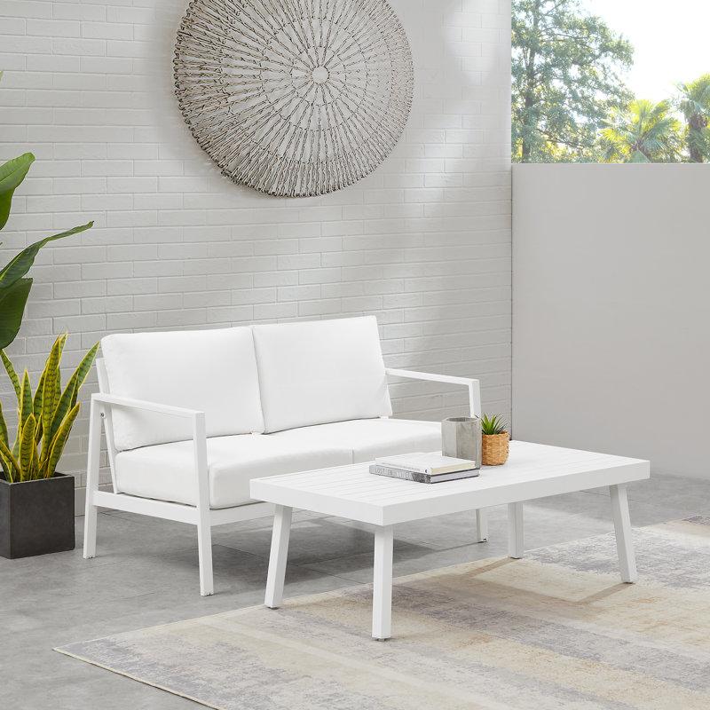 Wayfair Armando Outdoor Aluminum Coffee Table