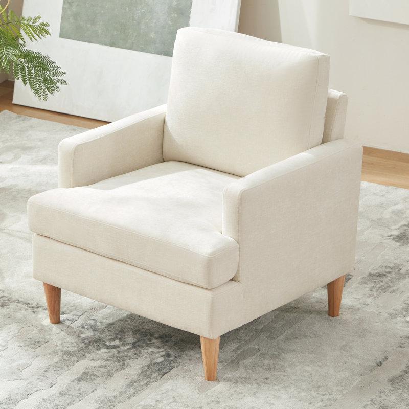 Wayfair Armchair With Solid Wood Legs