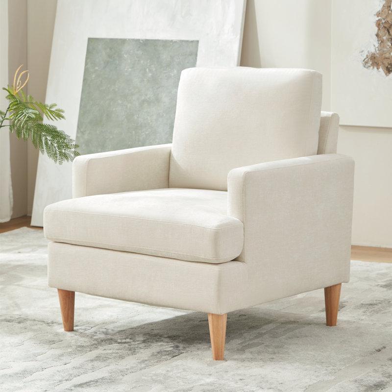 Wayfair Armchair With Solid Wood Legs