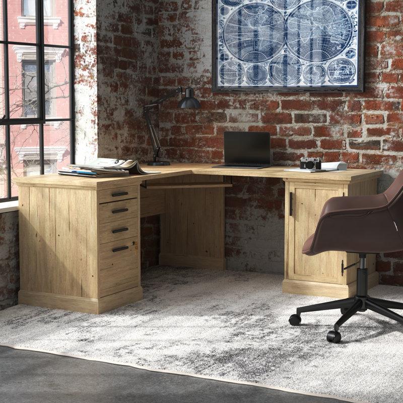 Wayfair Aspen Post L-Shaped Executive Desk