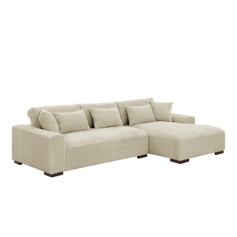 Wayfair Asyiah 2 - Piece Upholstered Sectional