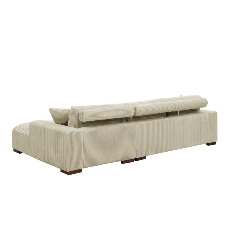 Wayfair Asyiah 2 - Piece Upholstered Sectional