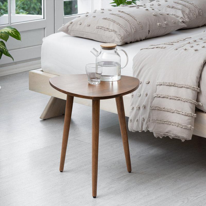Wayfair Baird Solid Wood 3-Leg End Table