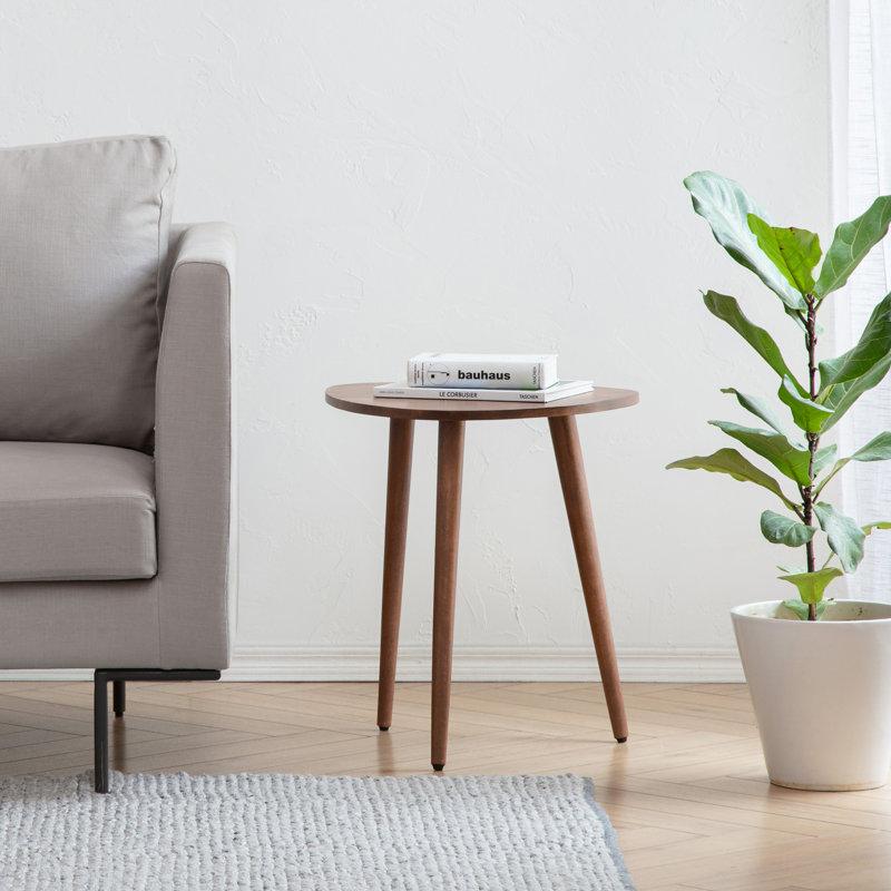 Wayfair Baird Solid Wood 3-Leg End Table