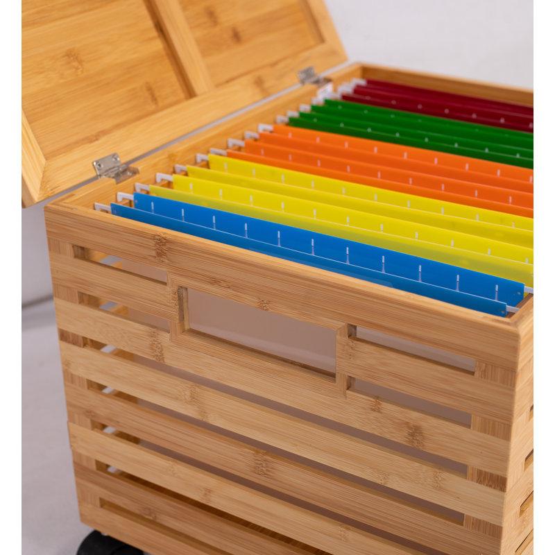 Wayfair Bamboo File Box