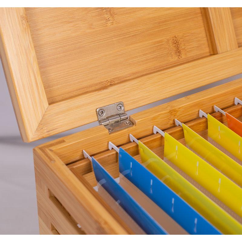 Wayfair Bamboo File Box