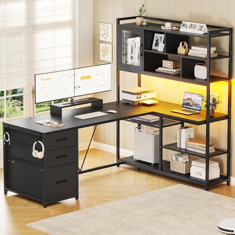 Wayfair Barbarino L-Shaped Computer Desk